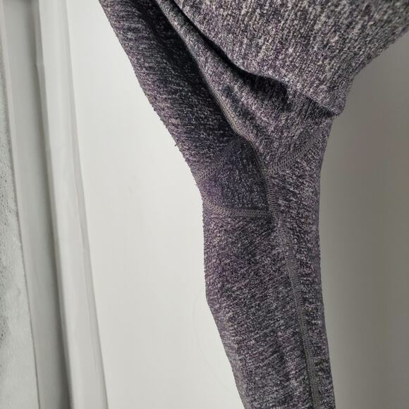Lululemon Heathered Black 28" Wunder Under High Rise Tight Leggings 8 - Picture 8 of 10